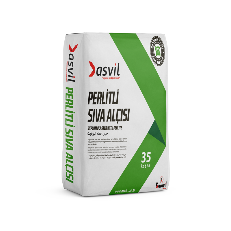 GYPSUM PLASTER WITH PERLITE Asvil